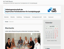 Tablet Screenshot of faks-bayern.de